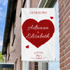 Raambord Bruiloft Hart – Gepersonaliseerd Trouw Raambord