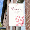 Raambord Geboortebord Vlinders – Gepersonaliseerd Raambord-zuignappen-tape-Raambordje-Raambord.nl