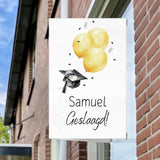 Geslaagd Gouden Ballonnen β Gepersonaliseerd Raambord