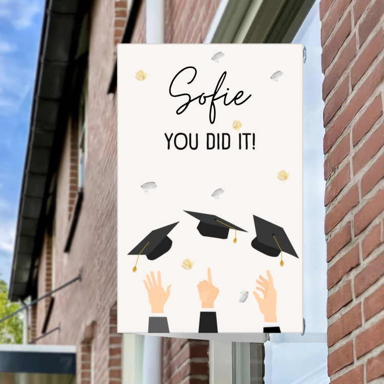 Raambord Geslaagd You Did It!