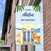 Raambord Pensioen Strandstoel – Gepersonaliseerd Pensioenbord