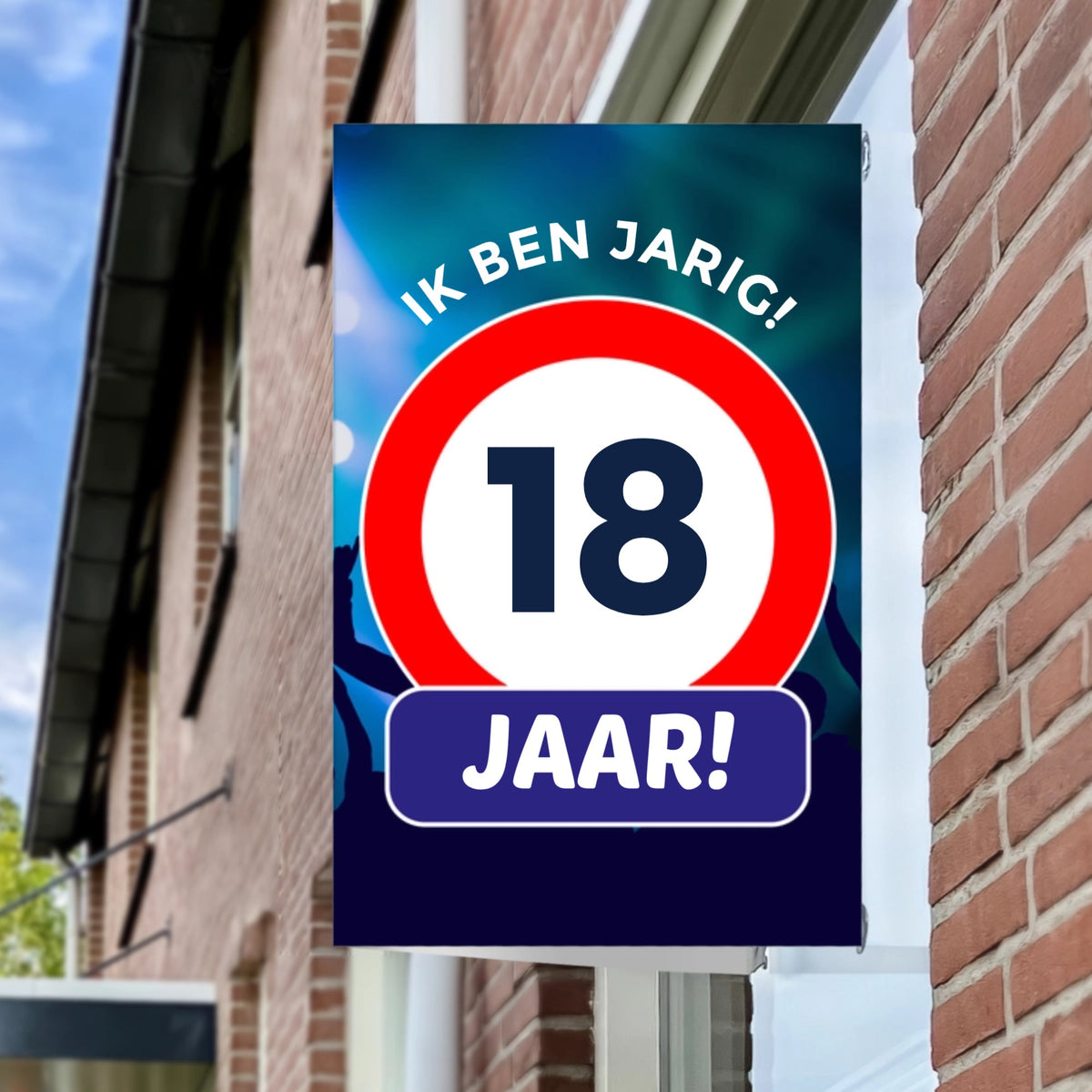 Raambord Verjaardag Verkeersbord Party
