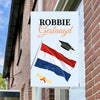 Raambord Geslaagd Nederlandse Vlag – Gepersonaliseerd Raambord-zuignappen-tape-Raambordje-Raambord.nl
