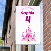 Raambord Verjaardag Prinsessenkasteel – Gepersonaliseerd Verjaardagsbord