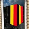 Raambord Belgische vlag (België)-zuignappen-tape-Raambordje-Raambord.nl