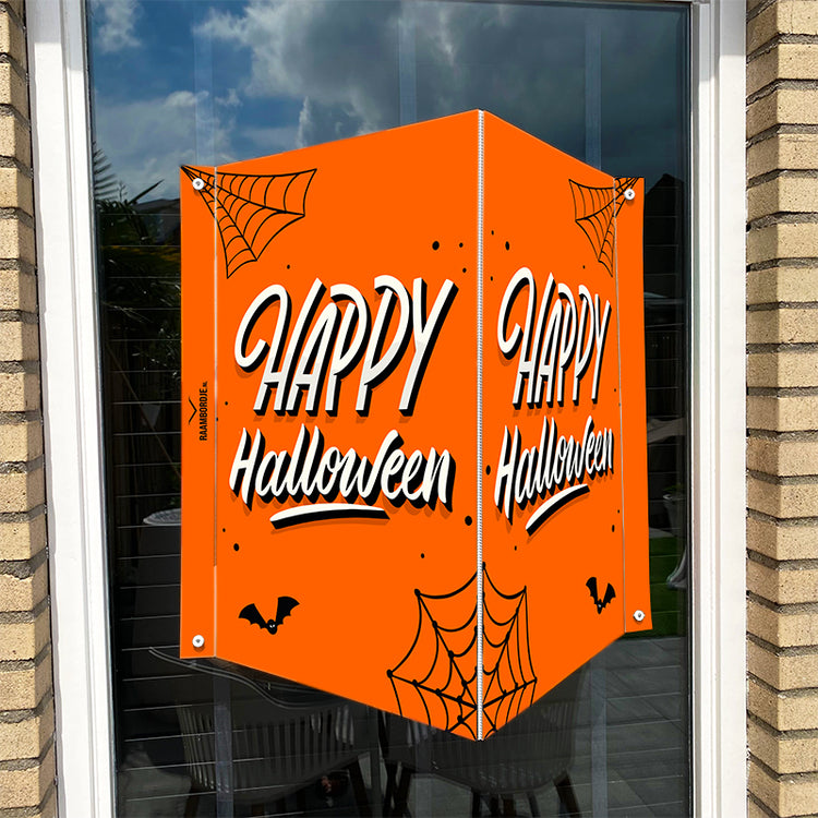 Raambord Happy Halloween - Oranje