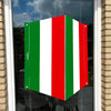 Raambord Italiaanse vlag (Italië)-zuignappen-tape-Raambordje-Raambord.nl