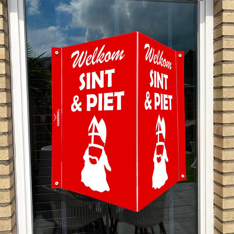 Raambord Welkom Sint en Piet