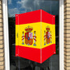 Raambord Spaanse vlag (Spanje)-zuignappen-tape-Raambordje-Raambord.nl