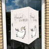 Raambord Geboortebord meisje Unicorn-zuignappen-tape-Raambordje-Raambord.nl