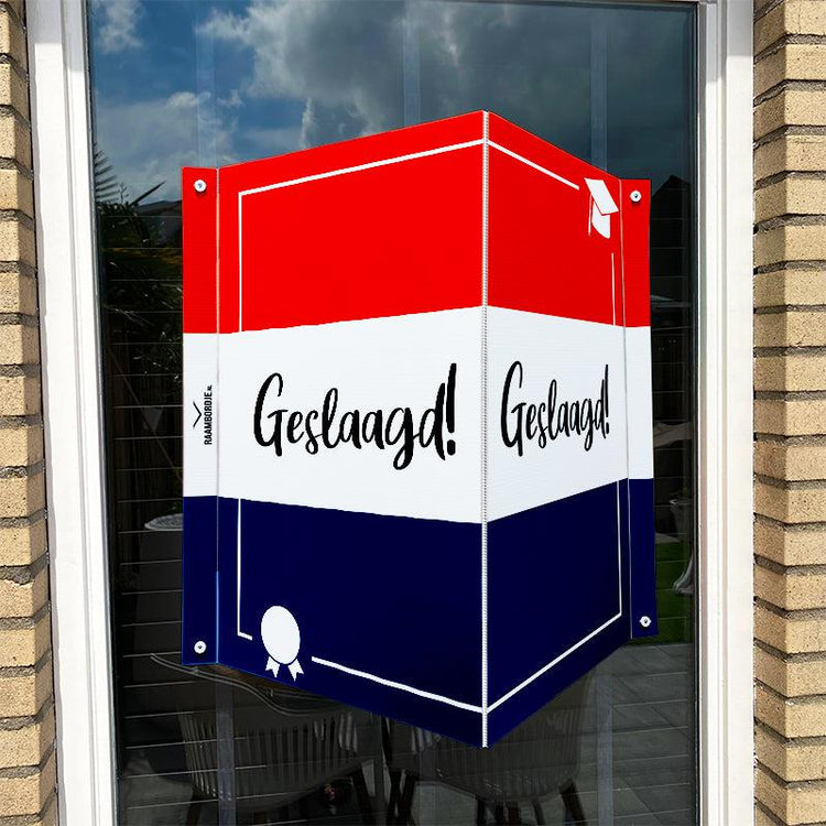 Raambord Geslaagd Nederlandse vlag