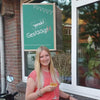 Raambord Geslaagd schoolbord-zuignappen-tape-Raambordje-Raambord.nl