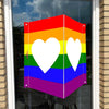 Raambord LHBT Regenboog hart-zuignappen-tape-Raambordje-Raambord.nl