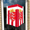 Raambord Eindhovense vlag (Eindhoven)-zuignappen-tape-Raambordje-Raambord.nl