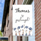 Geslaagd Raambord Hoedjes – Gepersonaliseerd Feestbord
