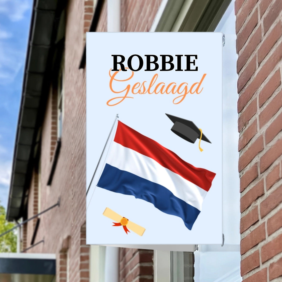 Raambord Geslaagd Nederlandse Vlag