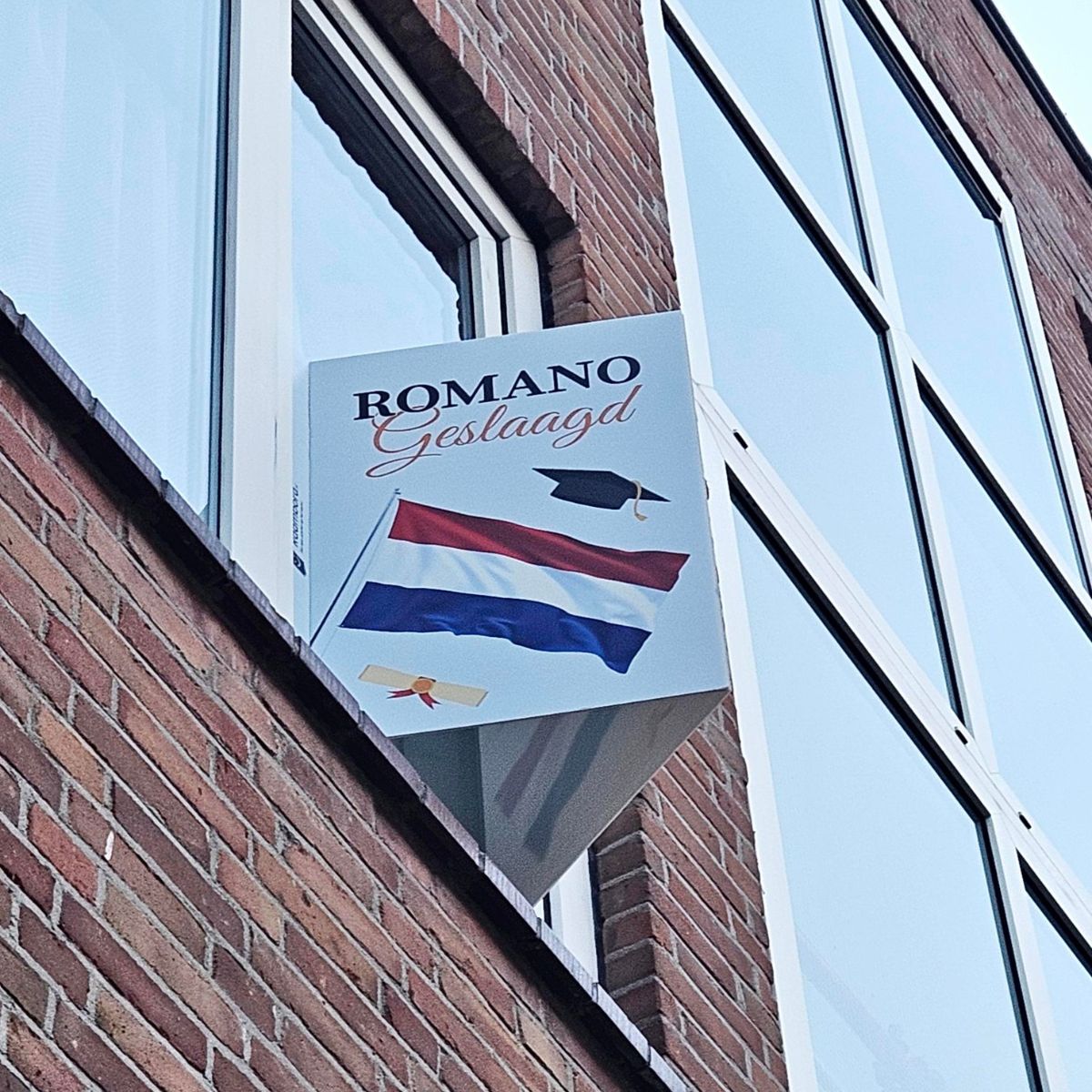 Raambord Geslaagd Nederlandse Vlag