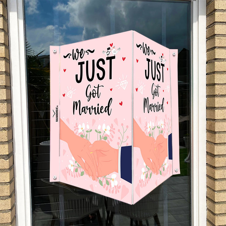 Raambord Getrouwd We Just Got Married