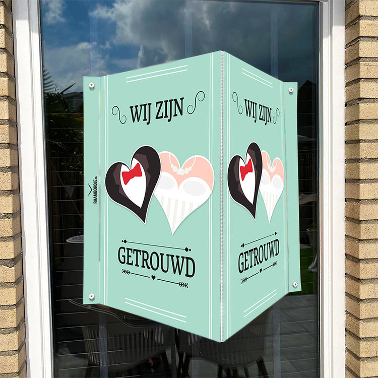 Raambord Wij zijn getrouwd