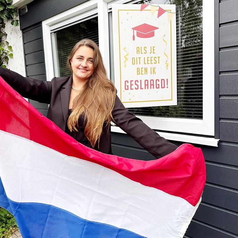 Raambord Als je dit leest ben ik geslaagd
