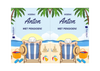 Raambord Pensioen Strandstoel – Gepersonaliseerd Pensioenbord