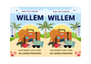 Raambord Pensioen Koffer – Gepersonaliseerd Pensioenbord