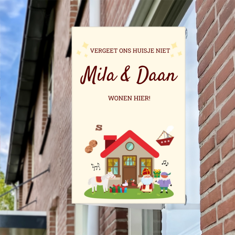 Raambord Sinterklaas Huisje