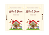 Raambord Sinterklaas Huisje – Gepersonaliseerd Sinterklaasbord