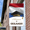 Raambord Geslaagd Vlag Hoera – Gepersonaliseerd Geslaagd Bord