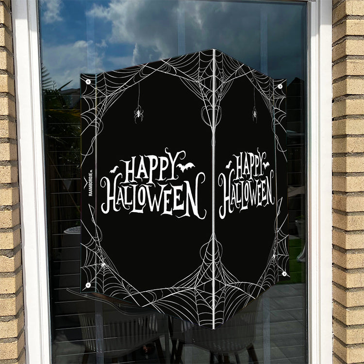Raambord Happy Halloween - Zwart
