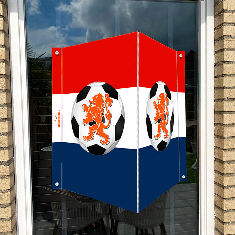 Raambord Nederlandse vlag voetbal