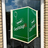 Geslaagd schoolbord